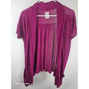 Free People, szXS, Rayon/Linen  blend short sleeve top